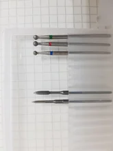 Brocas de diamante para uñas, fresas de bola para pulir cutículas, máquina de manicura eléctrica, limas de limpieza de cutículas, herramientas de arte de uñas, 1 Uds.