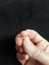 CANNER-pendientes de plata de ley 925 con circonita de cristal, joyería fina con cierre de tuerca, para mujeres