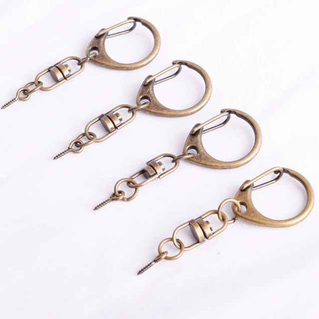 Swivel Clasps Lanyard Snap Hook with Key Ring Clip Lanyard Metal Lobster  Claw Clasp Key Chain Rings for Crafts, Jewelry Making - AliExpress