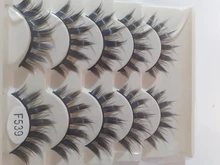 Pestañas postizas de maquillaje japonesas, nuevas, 5 pares, largas y gruesas, útiles de belleza de moda, 2020