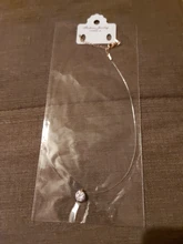 Colgantes redondos de circón AAA para mujer, collar de hilo de pescar transparente Invisible, gargantilla de Metal, Color dorado y plateado