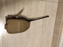 Bolsa de nailon 1000D para exteriores, bolsa de bolsillo para walkie-talkie de Radio, deportes tácticos, Molle