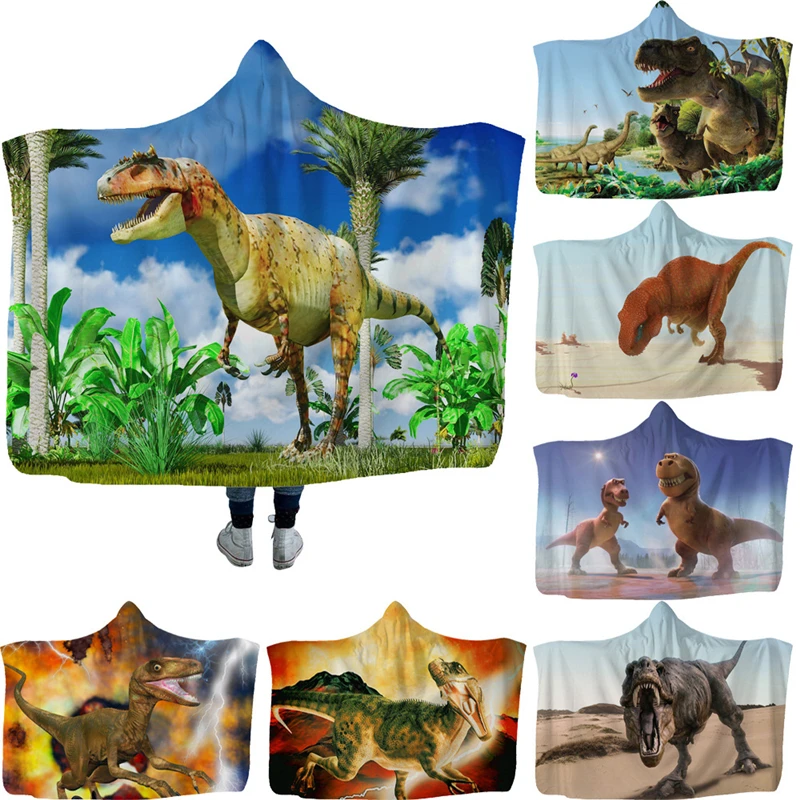 Jurassic Park Fleece Throws Blanket Sofa Warm Sherpa Print Blanket For Gift