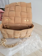 Bolso de hombro de ante esmerilado con cadena de Metal grueso para mujer, bandolera cuadrada tejida suave, bolso elegante de alta calidad