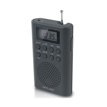 

Muse m-03 r black analog radius Pocket fm with built-in speaker