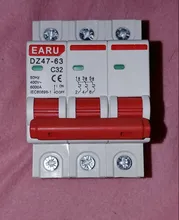 Circuit-Breaker Din-Rail-Mount MCB 6KA DZ47 C-Type 1-4-Pole Mini 400V Breaking-Capacity