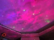 Led-Projector-Lamp Nebula Rotating-Night-Light Bedroom Starry Sky Aurora-Star Galaxy