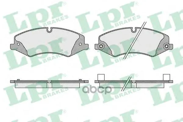 Колодки Тормозные Land Rover Discovery 09-/Range Rover Sport 09- Передние Lpr 05p1616 Lpr арт. 05P1616