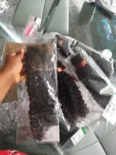 Mechones rizados malayos con cierre extensiones de cabello humano mechones con cierre Styleicon 3 mechones rizados con cierre
