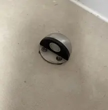 Door-Stopper Non-Punching-Sticker Rubber Stainless-Steel Magnetic NAIERDI Hidden Floor-Mounted