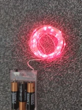 Fairy 2M 5M 10M Battery Operated LED Silver Wire String Lights For Wedding Christmas