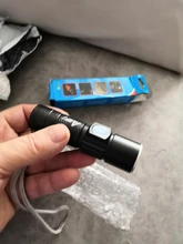 Flashlight Torch Lamp Bicycle Mini-Usb Rechargeable Outdoor Waterproof Handy 3-Mode Zoomable