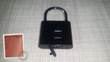 KERUI, candado inteligente de huella digital con carga USB resistente al agua, candado con huella dactilar de 0,1 segundos, candado portátil antirrobo con huella dactilar