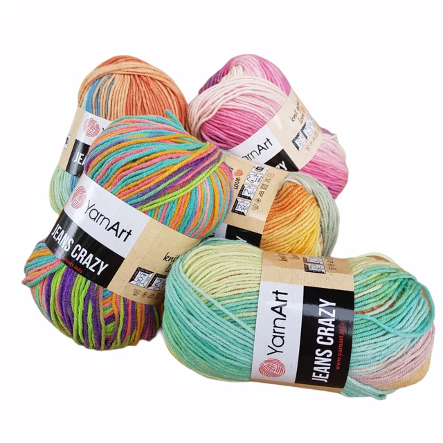 Yarnart Jeans Plus Yarn, Cotton Yarn, Knitting Yarn, Crochet, Soft