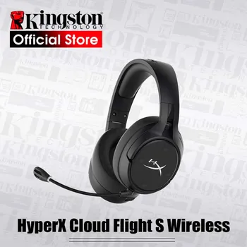 

HyperX Cloud Flight S Wireless Gaming Headset virtual 7.1 surround sound 2.4GHz wireless audio Qi Wireless Charging Compatible