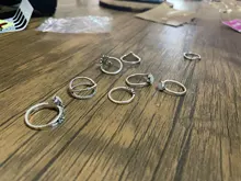 Tocona 9 unids/set Bohemia hoja corazón gota de agua de piedra lunar anillo joyería estilo bohemio Vintage Woemn anillo bisutería boda 9485