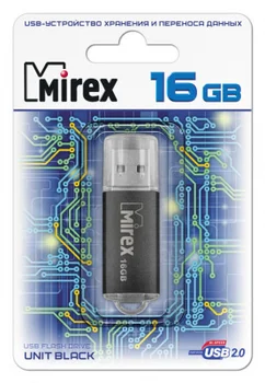 

Flash drive 16GB mirex unit black