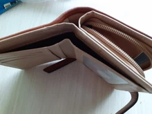 Cartera de moda para mujer, billetera corta, bolso de mano con huecos, monedero de cuero PU, tarjetero