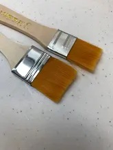 1-6 # el pelo de Nylon mango de madera de pintura acuarela cepillo pluma pincel de aprendizaje pintura al óleo acrílica pinceles pintura arte suministros