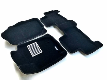 

Textile 3D mats euromat3d luxe in the interior for Toyota RAV4 (2006-2013) with a metal subspot