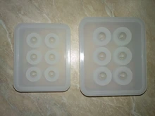 Moldes de silicona para pendientes, molde de cubos de resina epoxi UV, bolas, molde de fundición para hacer joyas, collar, pulsera, herramienta