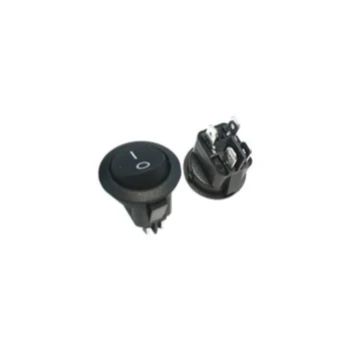 

Black light switch 20mm 6A 250V BIPOLAR 4 FASTO 1,8mm