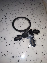 LLavero de acero inoxidable con grabado personalizado para niños y niñas, joyería con nombre, fecha, familia