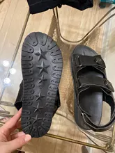 Sandalias de cuero de imitación para mujer, zapatos planos deportivos a la moda, Joker, con plataforma romana Ins, para verano, 2020