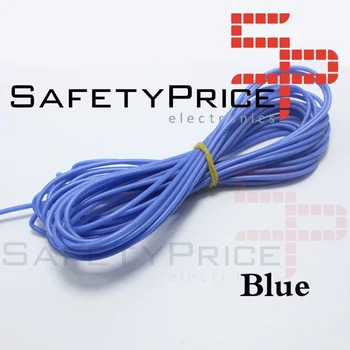 

10 meters 10 m AWG26 Cord BLUE braided electronic welding arduino Bridge SP