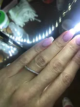 Huitan-Anillos finos minimalistas para mujer, sortija de boda brillante de circón cúbico, alta calidad, versátil, 2020