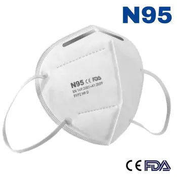 

100/50/20 PCs breathing protection masks facial mask 5 layers filters. Mask facial hair mouth filter Breathable