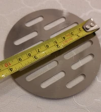 Floor-Drain-Covers Bathroom-Supplies Stainless-Steel Square Round DSFA Silver-Tone