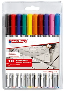 

0,3mm office liner set, 10 colors per set