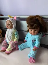 Monos y zapatos cálidos de 17 pulgadas y 43cm para bebé, ropa de muñeca para recién nacido, traje para bebé, Festival de regalo de cumpleaños