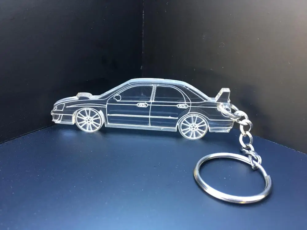

impreza 2004 key wrx sti keychain Key Logo key chain key ring keyring