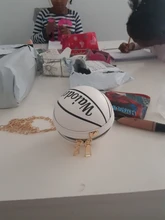 Bolso de hombro para niños, paquete cruzado de cuero, Correa de cadena de Metal viaje de vacaciones gran capacidad redondo Unisex bolsillos de baloncesto