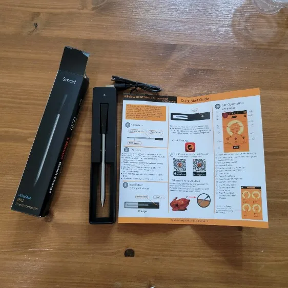 Wireless Digital Bluetooth Meat Food Thermometer photo review