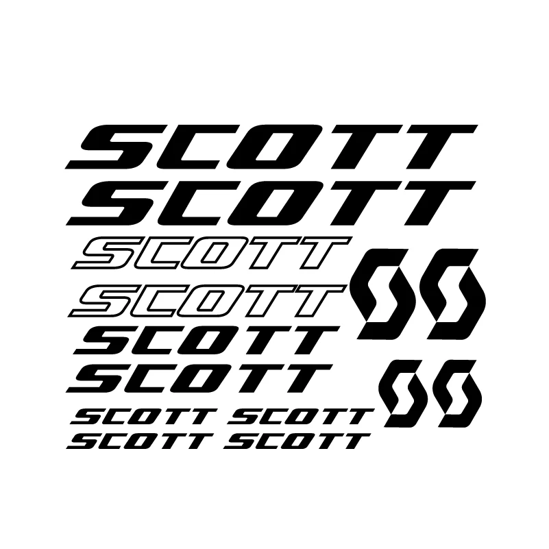 ForSCOTTDecorCyclingOutlineDiecutDecalBikeFrameStickersBike