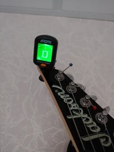 Guitar Tuner Chromatic Bass Ukulele Rotatable Black for Acoustic Lcd-Display