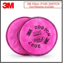Filtro de Partículas 3M 2097CN P100, protección respiratoria estándar, nivel de incomodidad, alivio de Vapor orgánico, uso con mascarilla 3M K0430