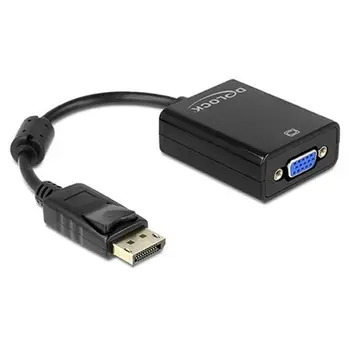 

DisplayPort to VGA adapter DELOCK 61848 Black