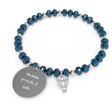 

10 Good Propositi Bracelet Woman Catch the flight Collection Crystal Silver (Blue Flair) B-5256/BL