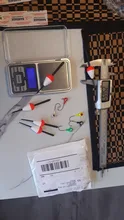 5 unids/lote 0,8g-60g Flotador de espuma para pesca corcho boya tubo de espuma Boias de pesca de Flotador de la luz de la pesca Stick para aparejos de pesca