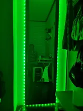 Tiras de luz LED WIFI RGB 5050, funciona con el asistente de Google Alexa, aplicación de teléfono, Color, 24V, TV, ordenador, dormitorio, Luces Led con Bluetooth