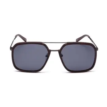 

PRIVE REVAUX-Glasses barroom eyebrow-Model The Shark (Woodgrain) Mixed