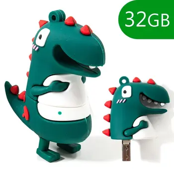 

Cool®-USB Pen Drive x32 GB silicone dinosaur-external USB memory cap