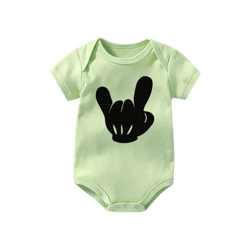 Culbutoind Rock Out mouse; подарок для душа для ребенка; для отдыха; для новорожденных; лучший день для всех; Одежда для мальчиков и девочек; боди - Цвет: Золотой