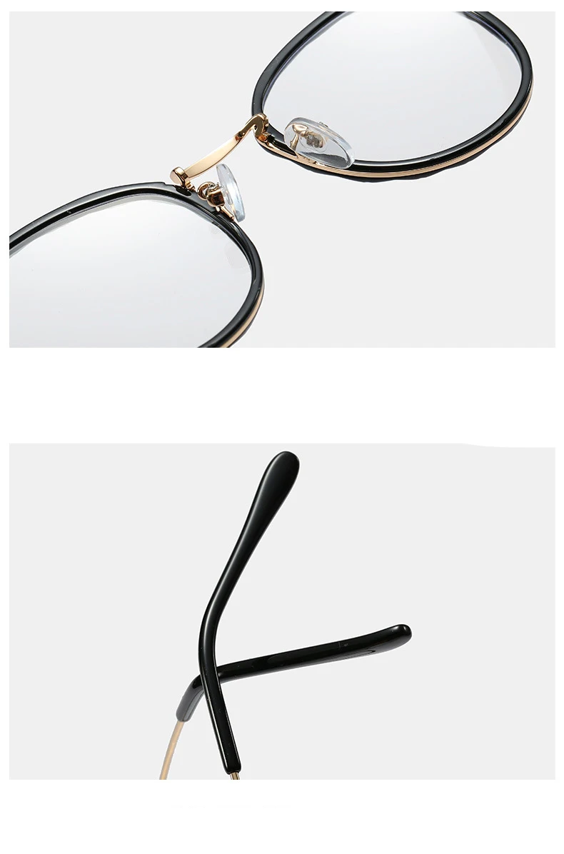 Круглые очки, оправа для очков, женские роскошные винтажные металлические оправы кошачий глаз, черные круглые оправы для очков для женщин, поддельные очки