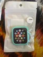 Funda protectora de silicona para Apple Watch, funda de 44mm y 40mm para iWatch de 42mm y 38mm, accesorios para Apple watch series SE 3 4 5 6