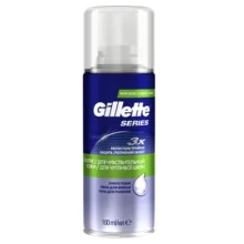 Пена для бритья Gillette Series Для чувствительной кожи 100 мл